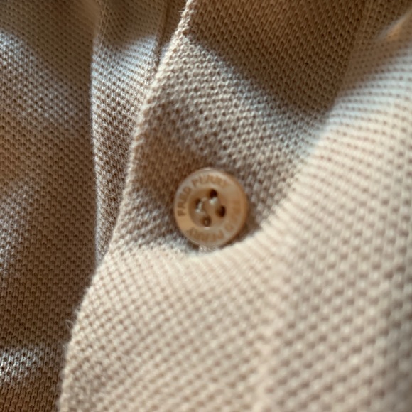 Fred Perry Polo Shirt Beige Tan 36" man - Picture 13 of 14